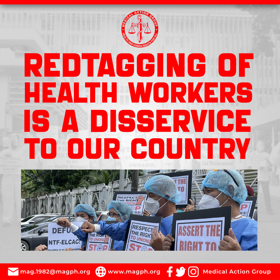 Red-tagging of Health Workers is a Disservice to our Country