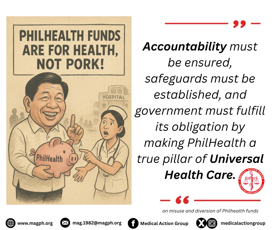 PhilHealth Funds Are for Health, Not Pork